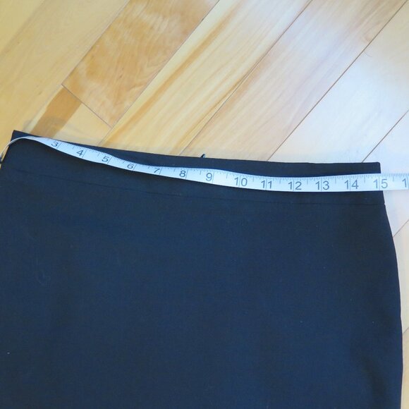 Banana Republic petite wool pencil skirt black size 4P - Picture 5 of 6